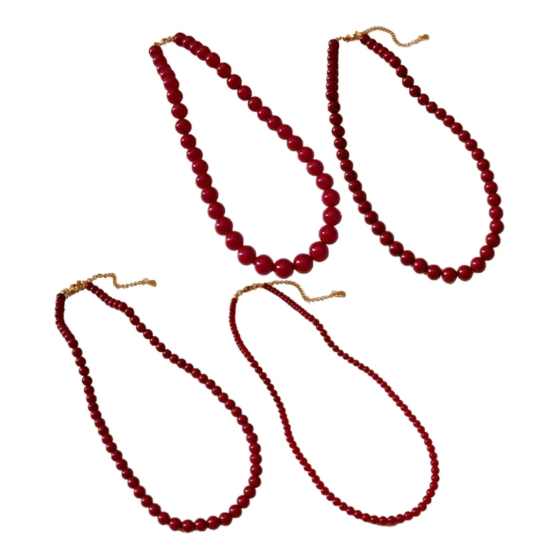 Модные яркие цветные бусины с драгоценными камнями регулируемые длинные