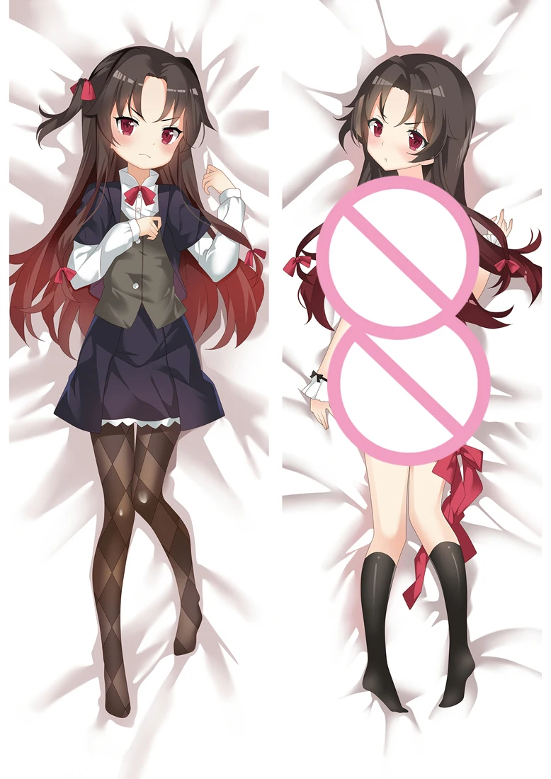

Anime The Ryuo's Work Is Never Done! Sadato Ayano Yashajin Ai Izoard Mio Hugging Body Dakimakura Pillowcase Otaku Pillow Cover