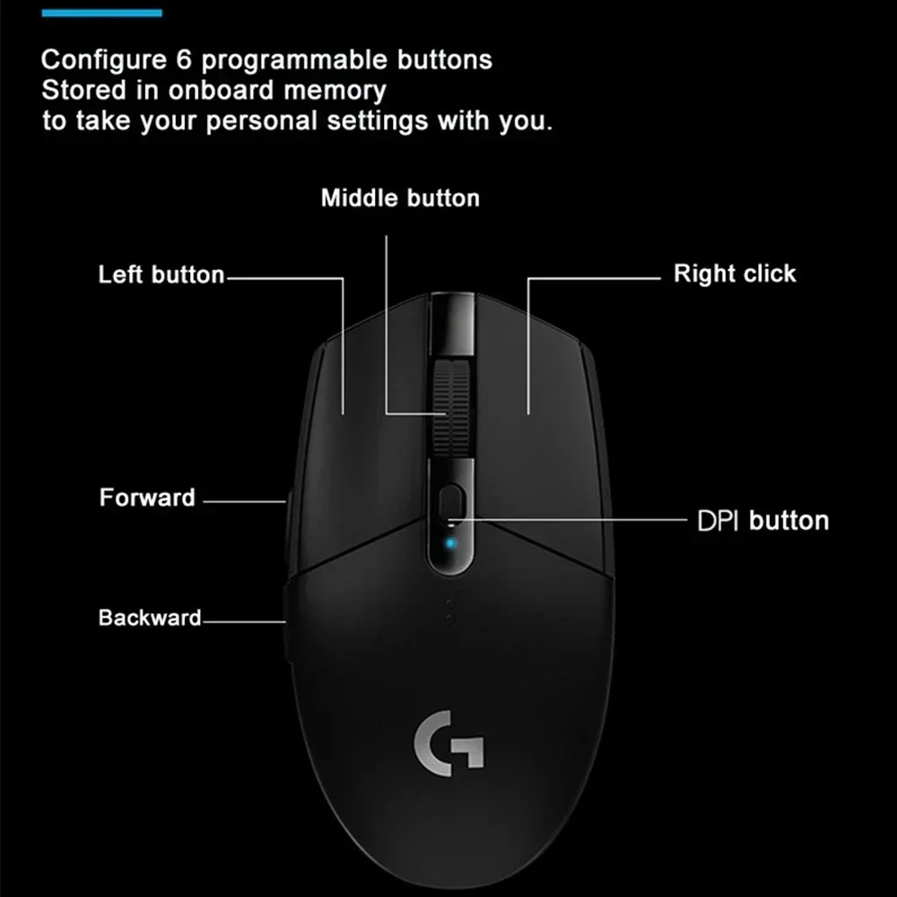 Беспроводная игровая мышь Logitech G304
