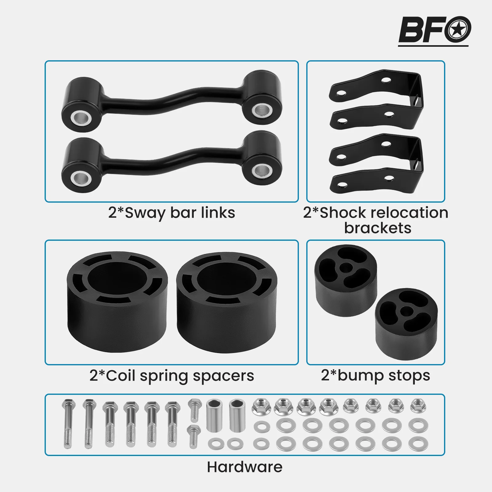 Комплект подъема подвески 2 5 дюйма для Jeep Gladiator JT 4WD 2020-2022 соединения