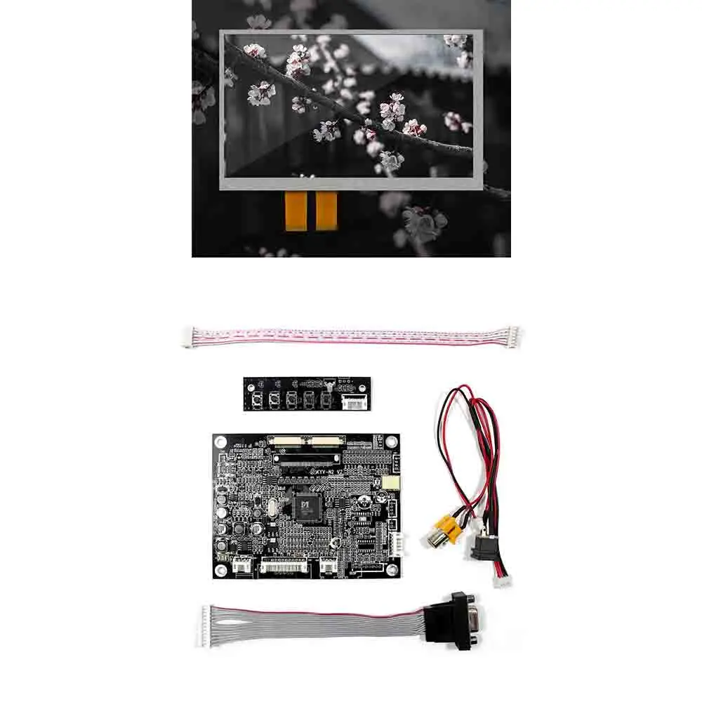 

10,2 дюймовый 800*480 ЖК-экран AT102TN03 V.8 V.9 с VGA + AV контроллером