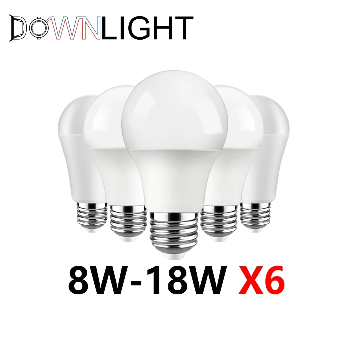 6pcs/lot Led Bulb A60 9w High Brightness E27 Lampada 220v-240v 3000k Bombilla Lampada Led Spotlight Light Warm White