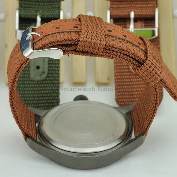 Эластичный нейлоновый ремешок для часов 18 мм 20 22 24 мужчин и женщин тканевый