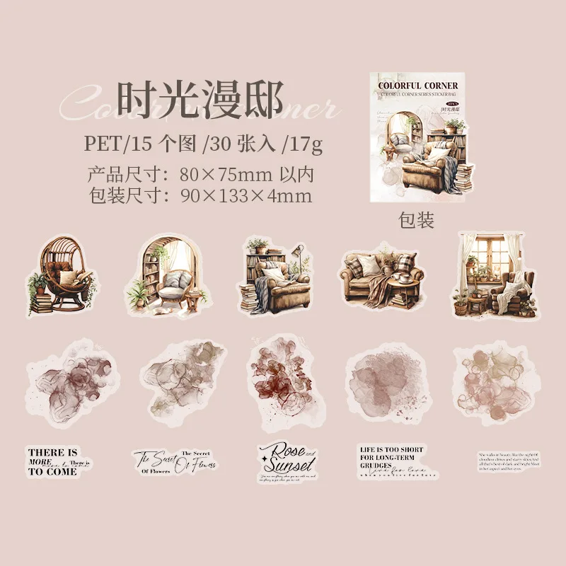 

Kawaii наклейки для скрапбукинга Alideco 30 шт