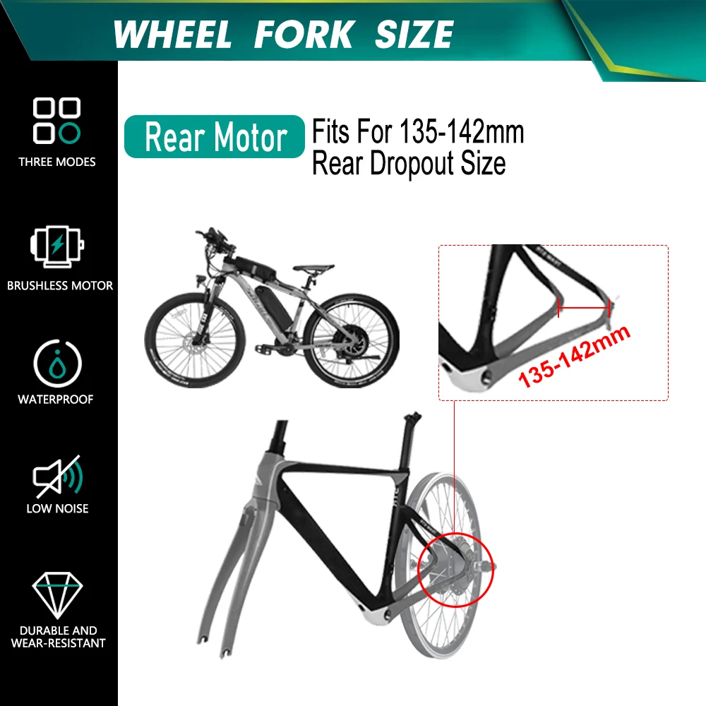 Мотор MXUS 48 В 750 Вт 1000