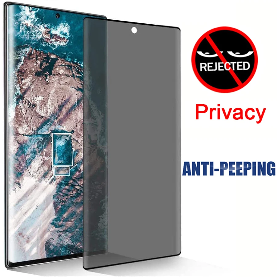 

Anti-Spy Protective Glass for Samsung Galaxy S22 S21 S20 Ultra 5G Privacy Screen Protector for Samsung Galaxy A71 A52s A32 A72
