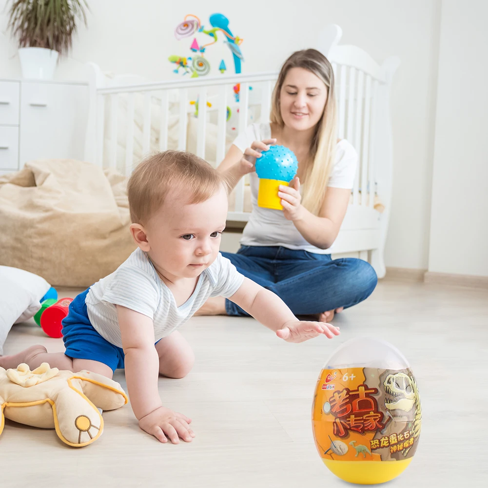 

Chidren Education Toy Simulated Dinosaur Egg Archaeological Tyrannosaurus Model Dinosaur Egg Simulated Archaeology Toy