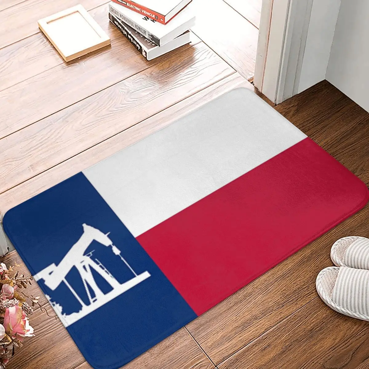 Насос Джек Техасский Флаг Коврик для ванной коврик