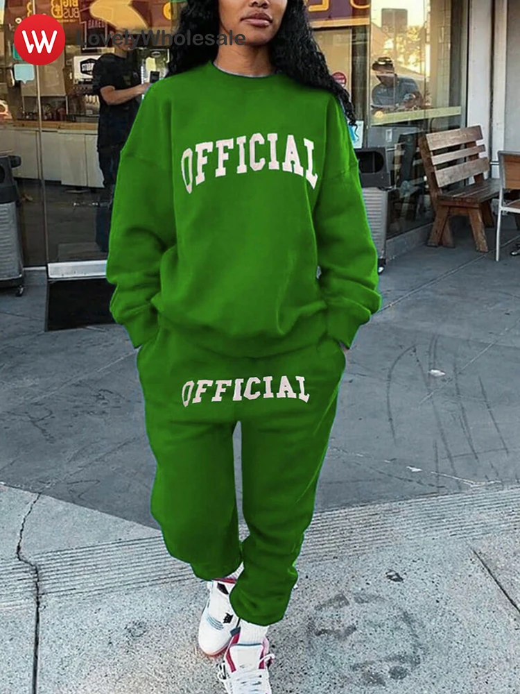 LW повседневные брюки комплект из 2 предметов женская одежда осень-зима 2024 большие