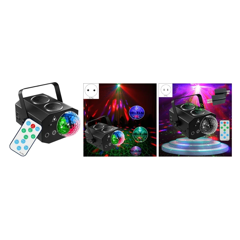 The Party Light Has Its Own Speaker Sound Control Remote Control Projection Effect Suitable For Karaoke Ktv Club