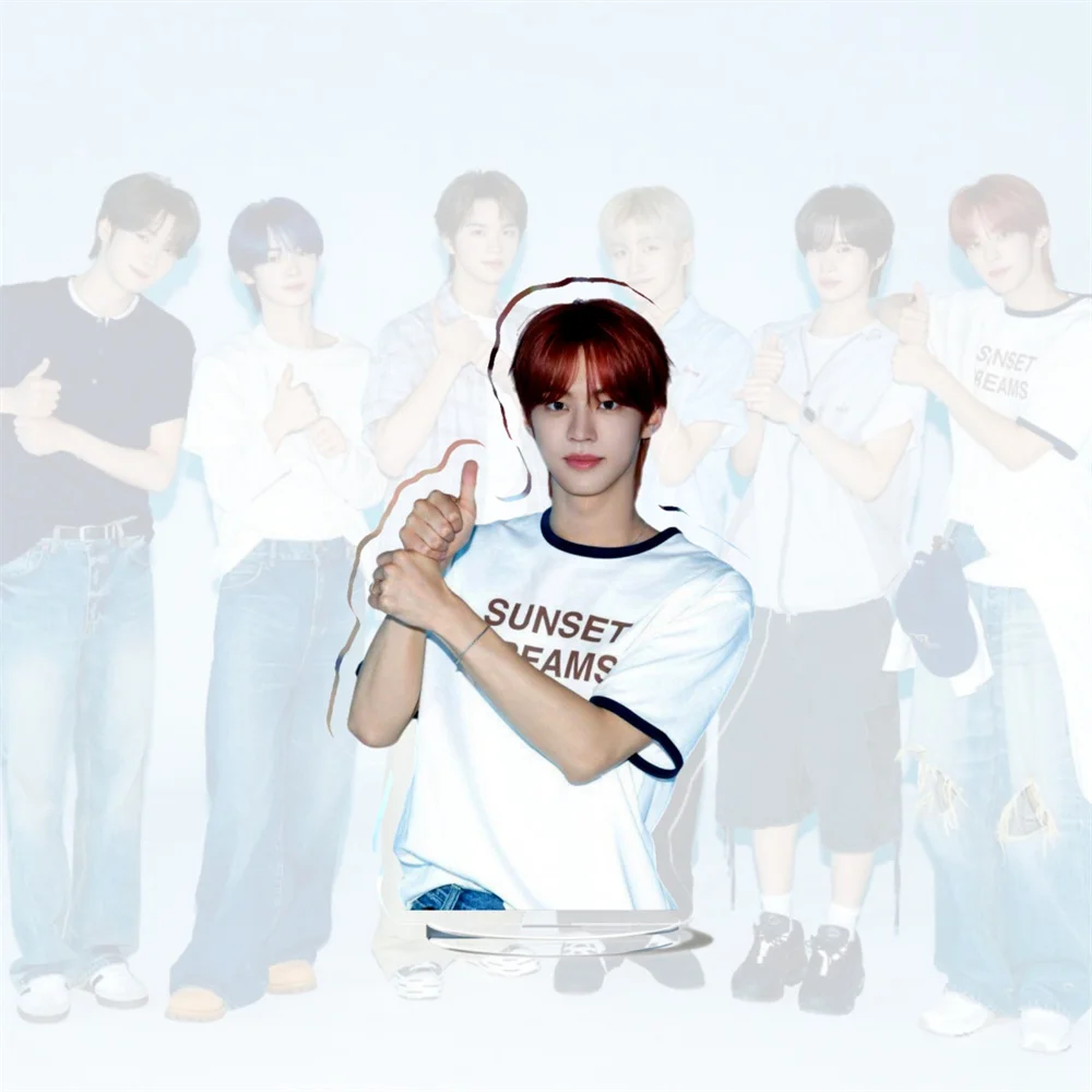 Фото Акриловая фигурка-стенд для косплея группы 10CM Boys, SHINYU DOHOON YOUNGJAE HANJIN JIHOON KYUNGMIN, двусторонняя подставка, подарок для фанатов. №5