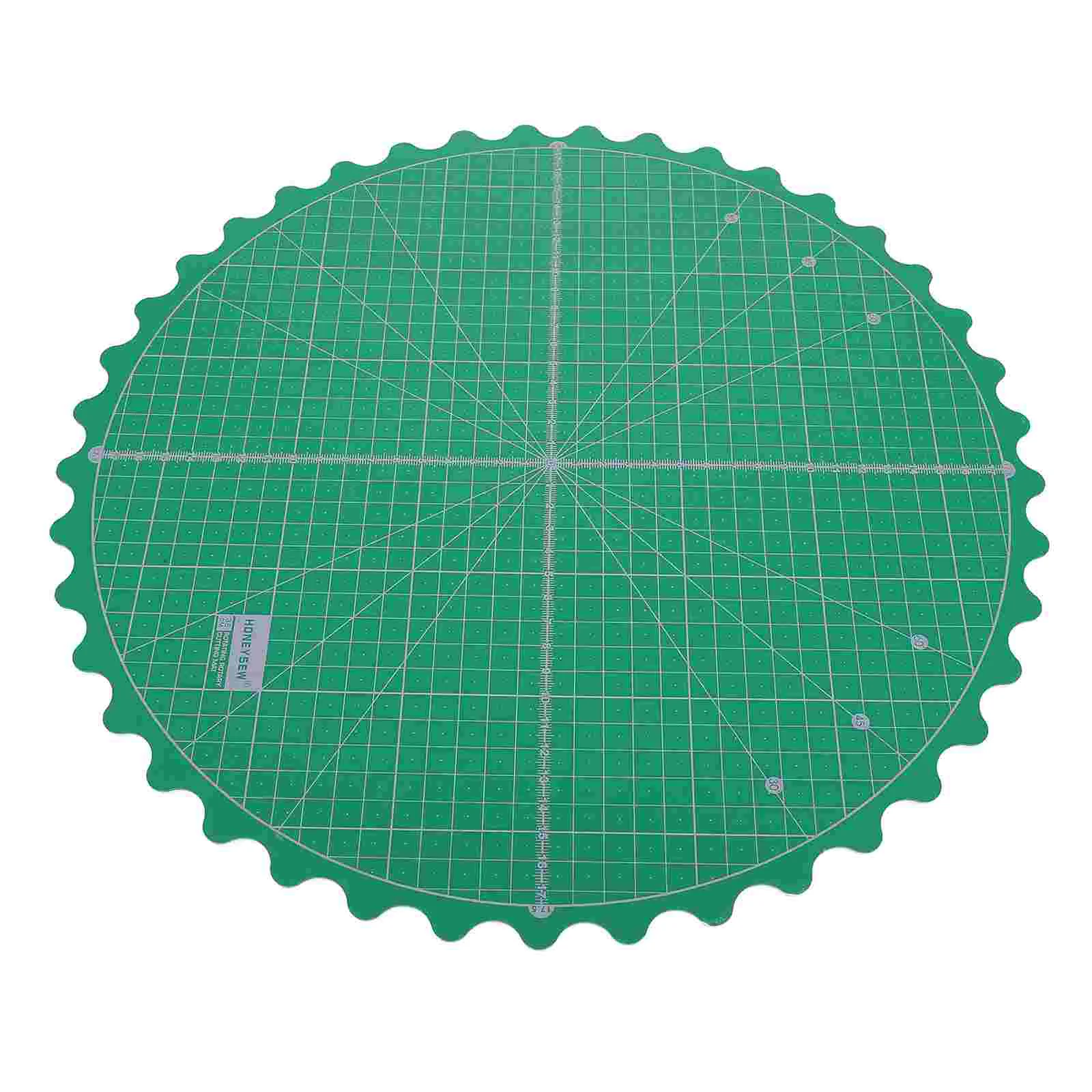 Mat Cutting Rotary Fabric Rotating Board Sewing Craft Self Carving Diy Quilting Scrapbooking Pad Projects Tool Crafts Round