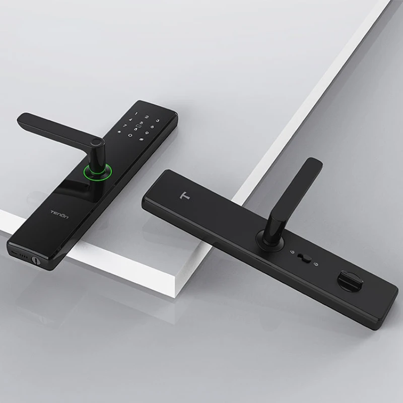 

Good Quality Keyless Entry System Home Electronic Keypad Digital Finger Print Door Lock Easy Install Smart Lock Biometric Handle
