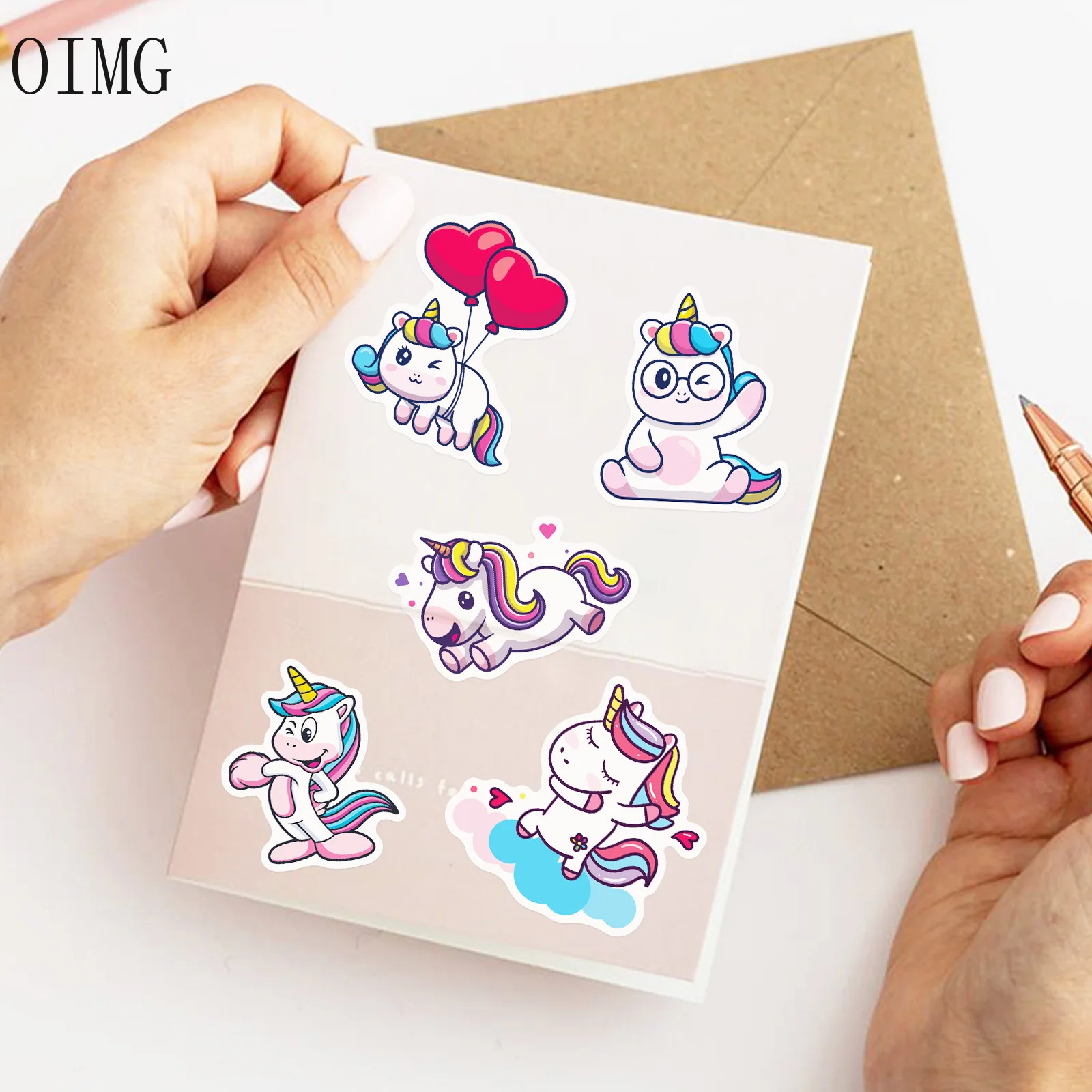 10/50PCS Cute Unicorn Cartoon Stickers Car Motorcycle Travel Luggage Phone Guitar Laptop Classic Toy Kid Kawaii Sticker Gift |