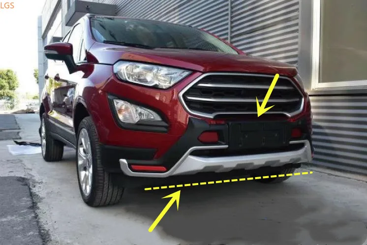 

Передние и задние бамперы из инженерного пластика ABS для Ford Ecosport 2013-2018, защита от столкновений, украшение, автомобильные аксессуары