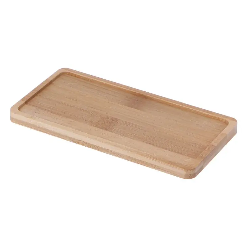 

Bamboo Flower Pot Tray Simple Elegant Design Bonsai Meditation Tray Decor Supply