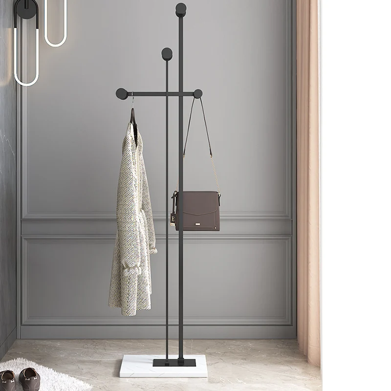 Metal Portable Clothes Rack Bedroom Place Saving Floor Bedroom Hanging Clothes Rack Glamm Colgadores De Ropa Hall Furniture