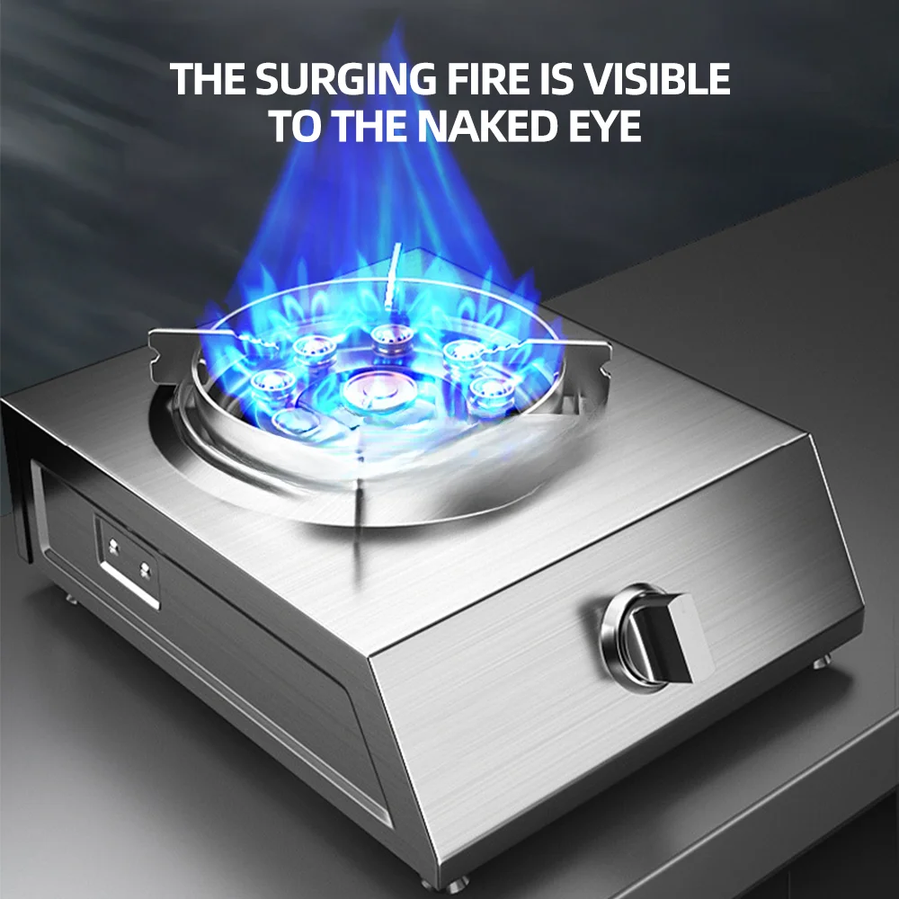 Для газовой плиты из нержавеющей стали кухонная настольная энергосберегающая