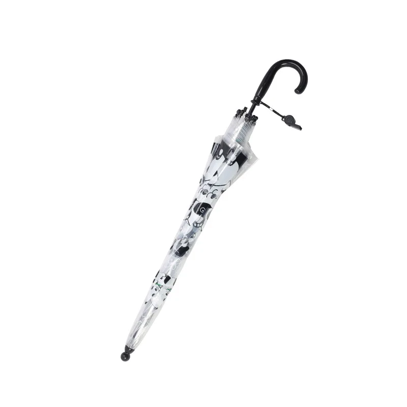 2024 Новый мультяшный Печатный Детский прозрачный зонт для детского сада