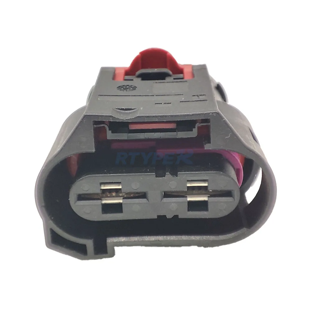 

1Set For 2 Pin/Way Auto waterproof connector Steering Gear Plug Connector 4G0906234A For Tiguan Touareg 4G0 906 234 A with termi