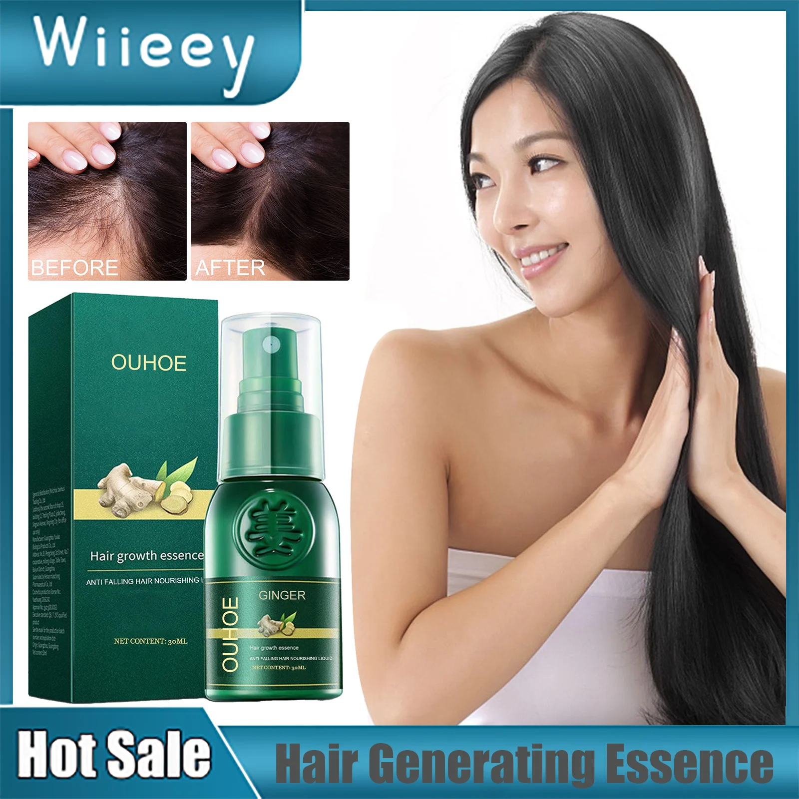 

Hair Treatment Serum Anti Hair Loss Repair Dry Damaged Massage Scalp Prevent Baldness Tough Root Fast Growth Hair Growth Essence