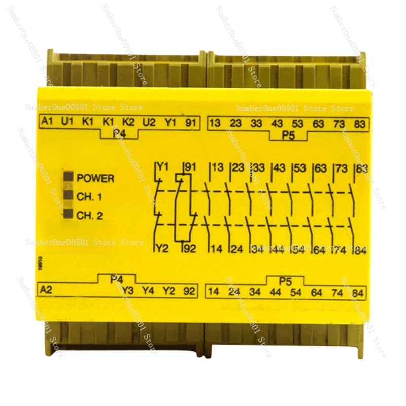 Для реле безопасности PILZ Pilz 774150 PZE 9P 24VACDC 8n/o 1n/c 777140