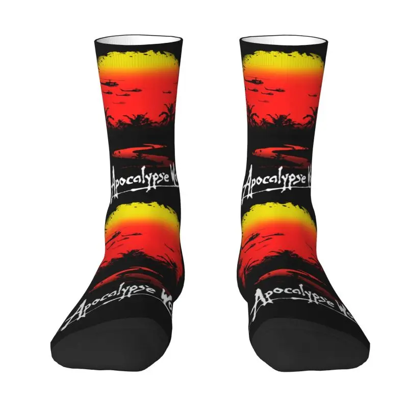 

Apocalypse Now Mens Crew Socks Unisex Cool Movie Vietnam War Congo Spring Summer Autumn Winter Dress Socks