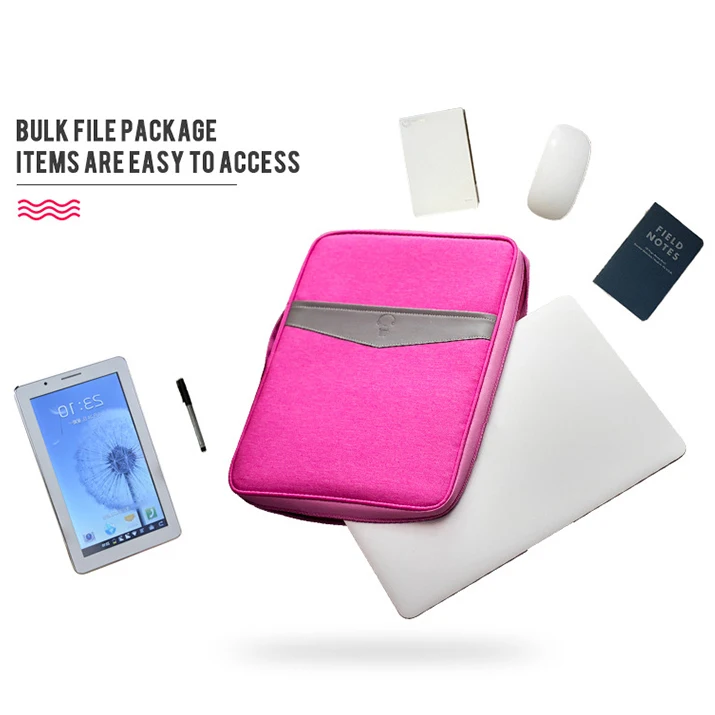 Portable Multi-functional Men's A4 Document Bags Waterproof Briefcases Laptop Notebook Pouch Travel Passport Holder Accessories