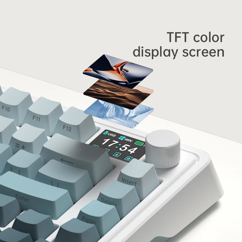 FL ESPORTS CMK75 Трехрежимная полноклавишная клавиатура с возможностью горячей замены