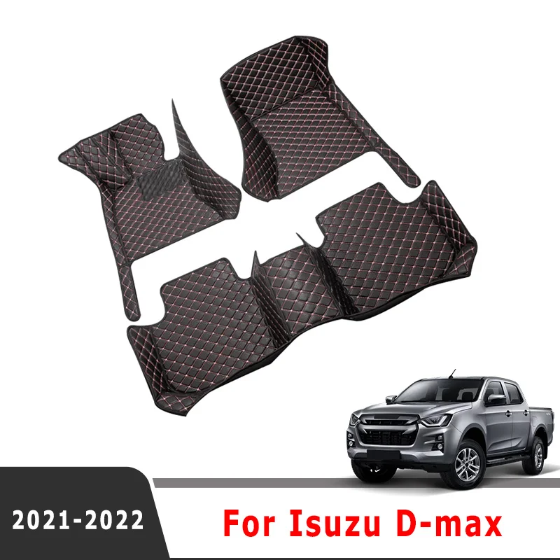 

Car Floor Mats For Isuzu D-max Dmax D max 2022 2021 Carpets Foot Pads Custom Auto Accessories Interior Pedals Rugs Waterproof