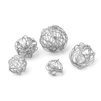 10 pcs 8 16mm steel wire balls can be used for earring pendant necklace bracelet pendant diy jewelry making accessorie wholesale