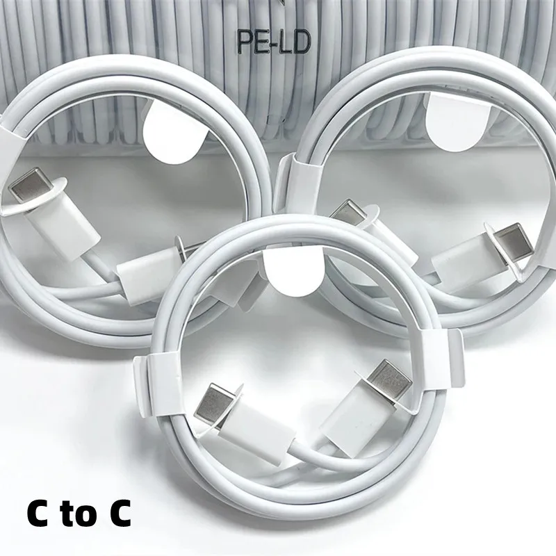 

100pcs USB C to USB C Cable Fast Charge For iPhone 15 Pro Max 14 Plus 13 12 11 XS Max XR Type C Cable 1M Cabo Phone Accessories