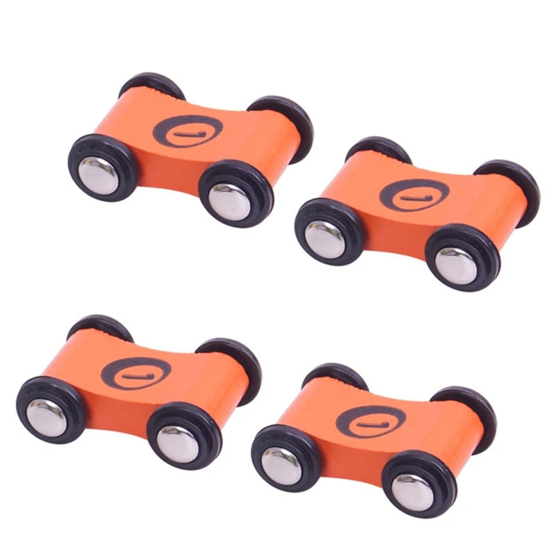 

4pcs Track Toy Car Children's Wooden Scooter Toy for Sliding Racing Toy Replacement Ramp Race Car Toy Gift for Baby Boys