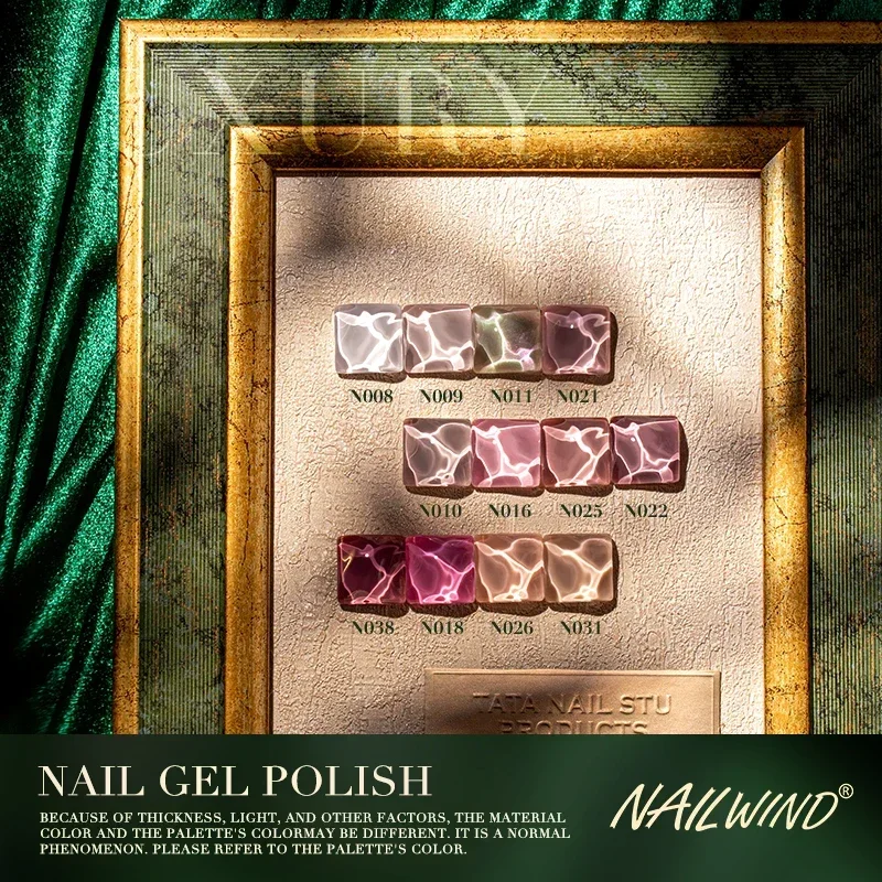 Nailwind 15 мл Рождественский блестящий гель-лак для ногтей Soak Off УФ-светодиодный лак
