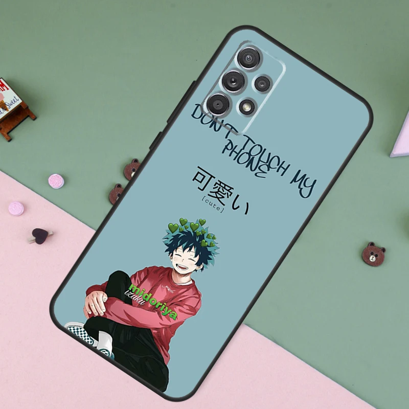 dont Touch My Phone Anime Funny Boys Case For Samsung A52 A12 A32 A42 A72 A51 A71 A31 A11 A40 A50 A70 A02S A21S Phone Cover images - 6