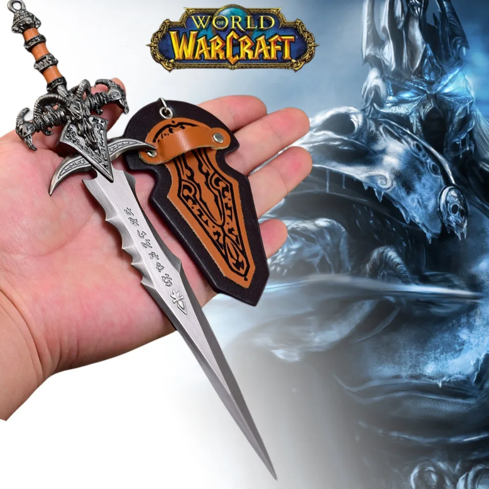 Мини-метал Frostmourne Katana World of Warcraft Lich King Sword из сплава японская катана модель оружия
