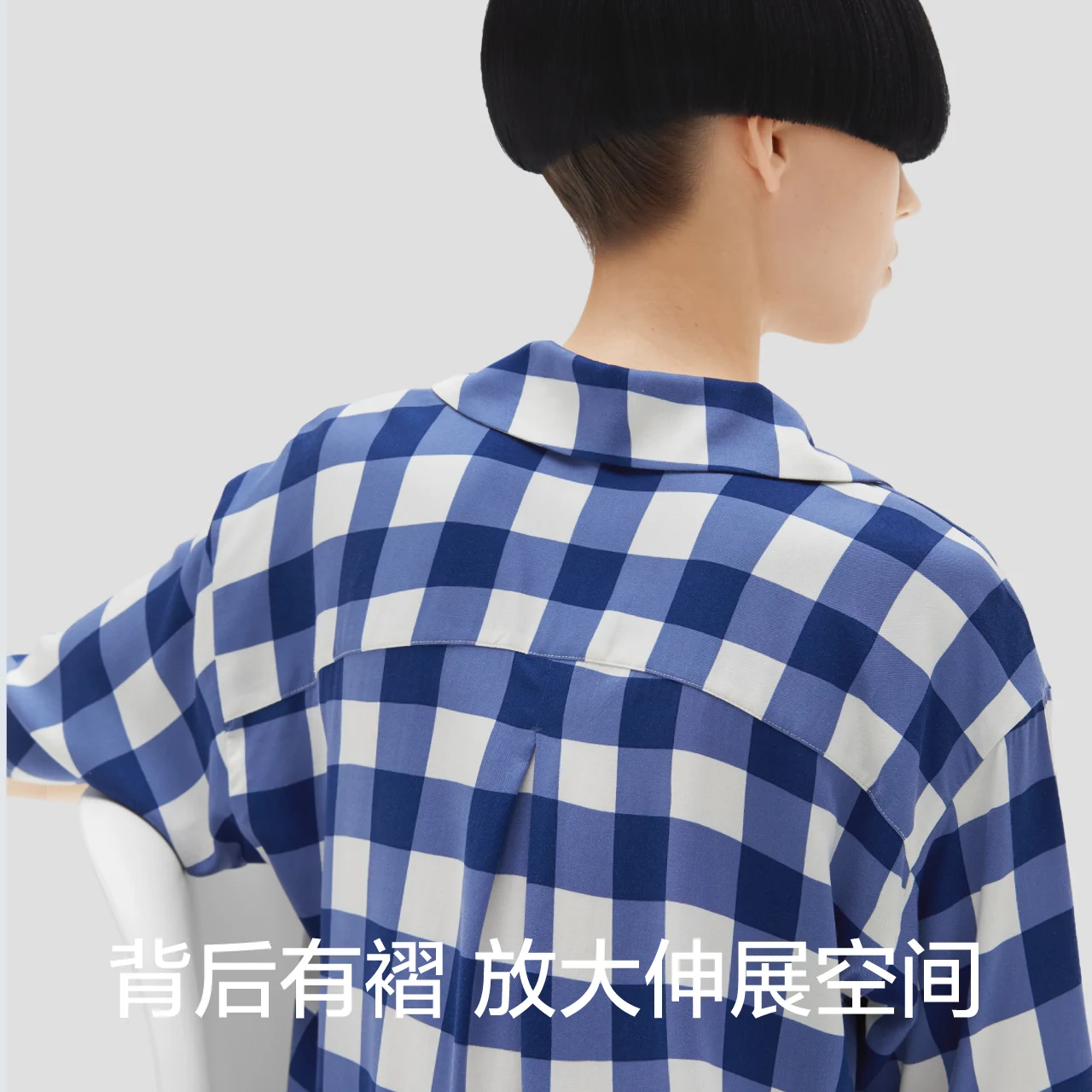 [Points Exchange] 505home Women Plaid Short sleeve Set Yellow Size M