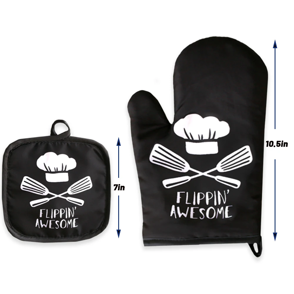 

Перчатки-прихватки с мультяшным рисунком