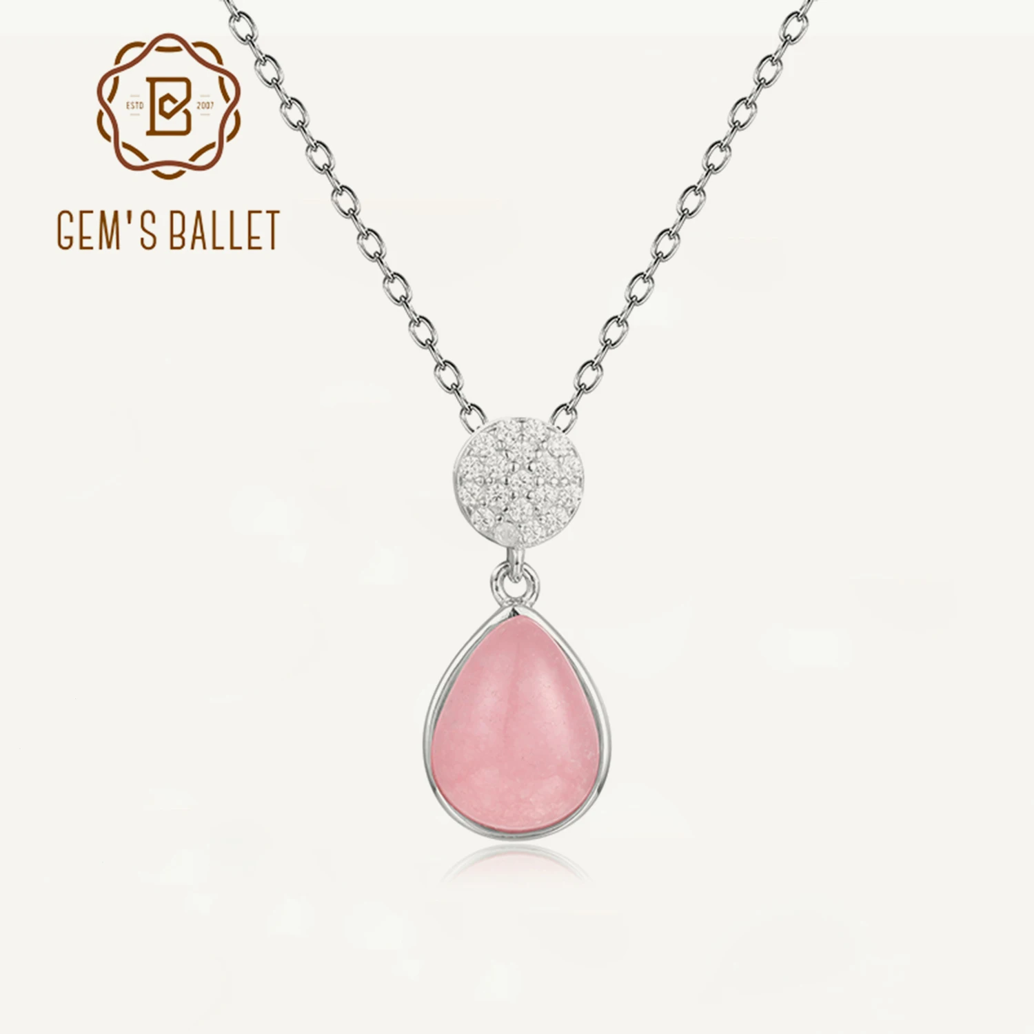 Женское ювелирное изделие GEM'S BALLET Стерлинговое Серебро 925 пробы 8x12 мм