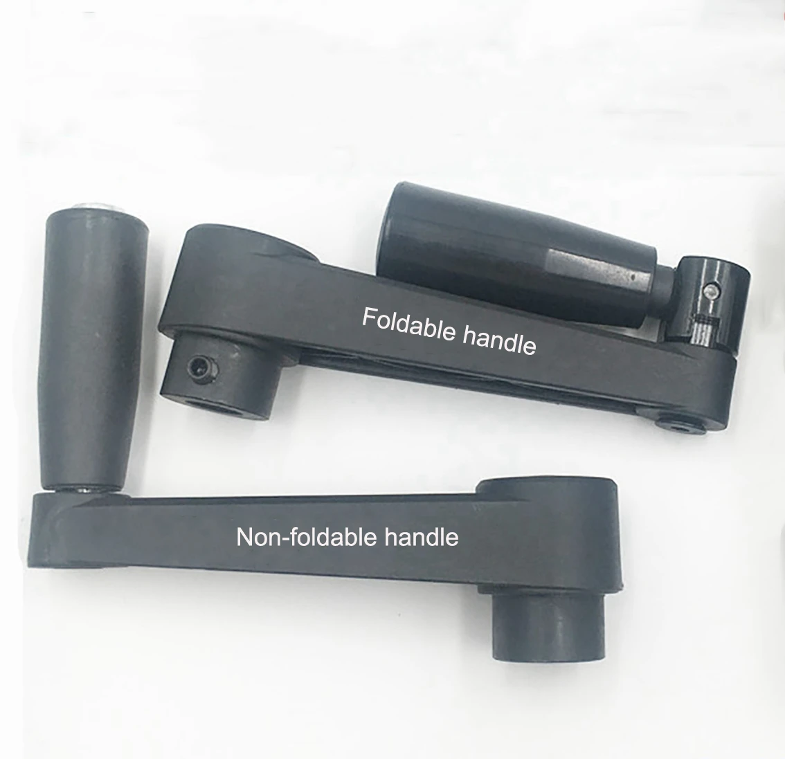 

1Pcs Length 63/80/100/125/160mm Round/Square Hole Mounting Foldable Crank Handles For Lathe Milling Machine Revolving Handle