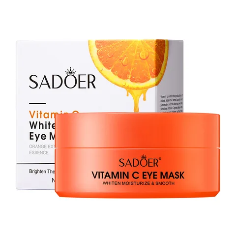 60 шт., увлажняющая маска для кожи вокруг глаз, с витамином C