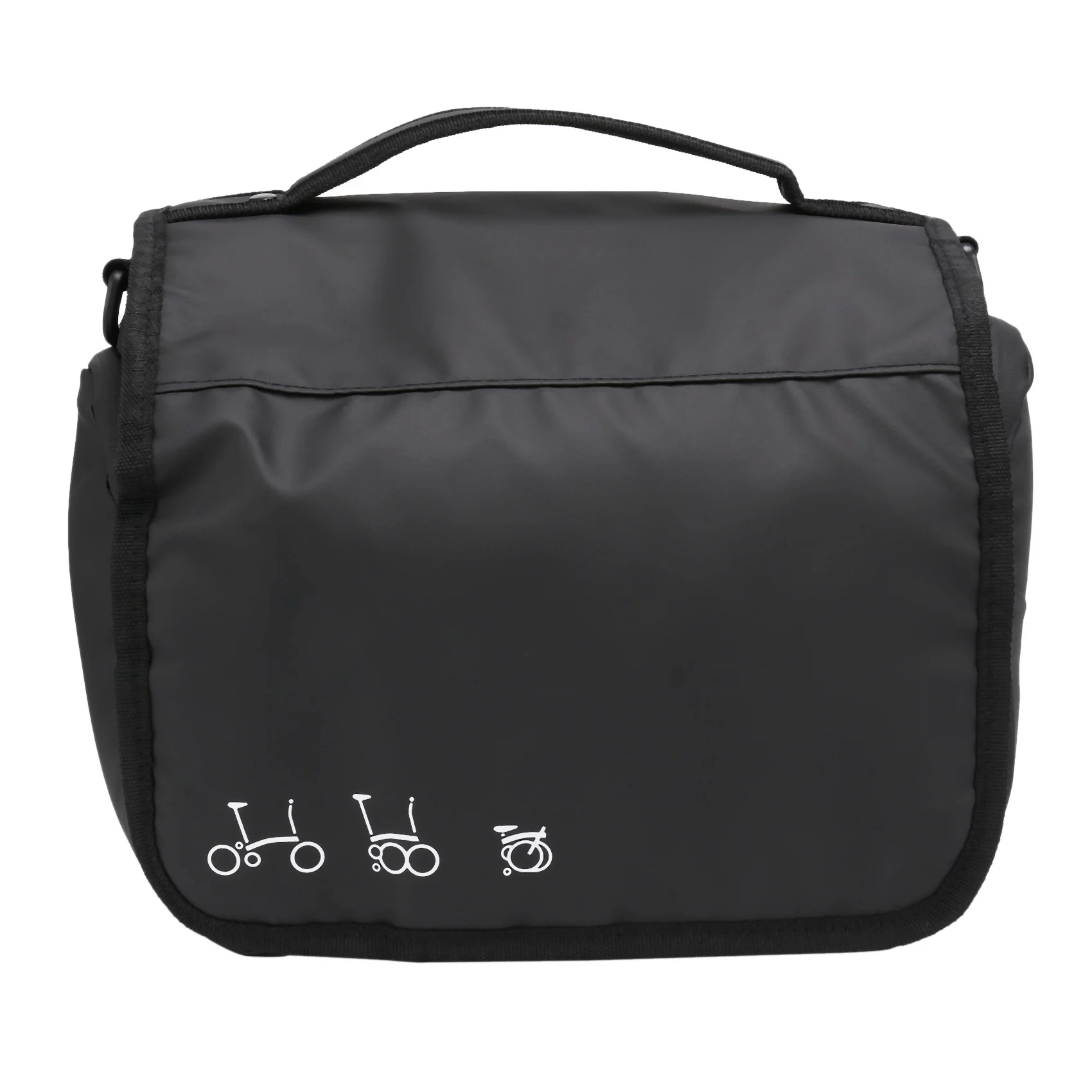 Передняя сумка для велосипеда рюкзак с подставкой и дождевиком складного