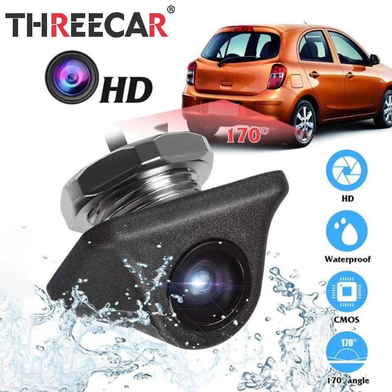 New Car Rear View Camera Universal  Night Vision Backup Parking Reverse Camera Waterproof 170 Wide Angle HD Color Image