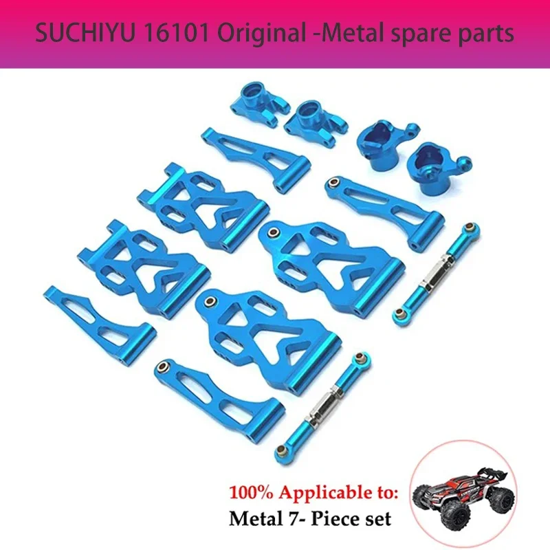 Torre De Choque Delantera Y Trasera Metal Para SCY 16101 16102 16103 16106 16201 1/16 Piezas Actualización Coche RC