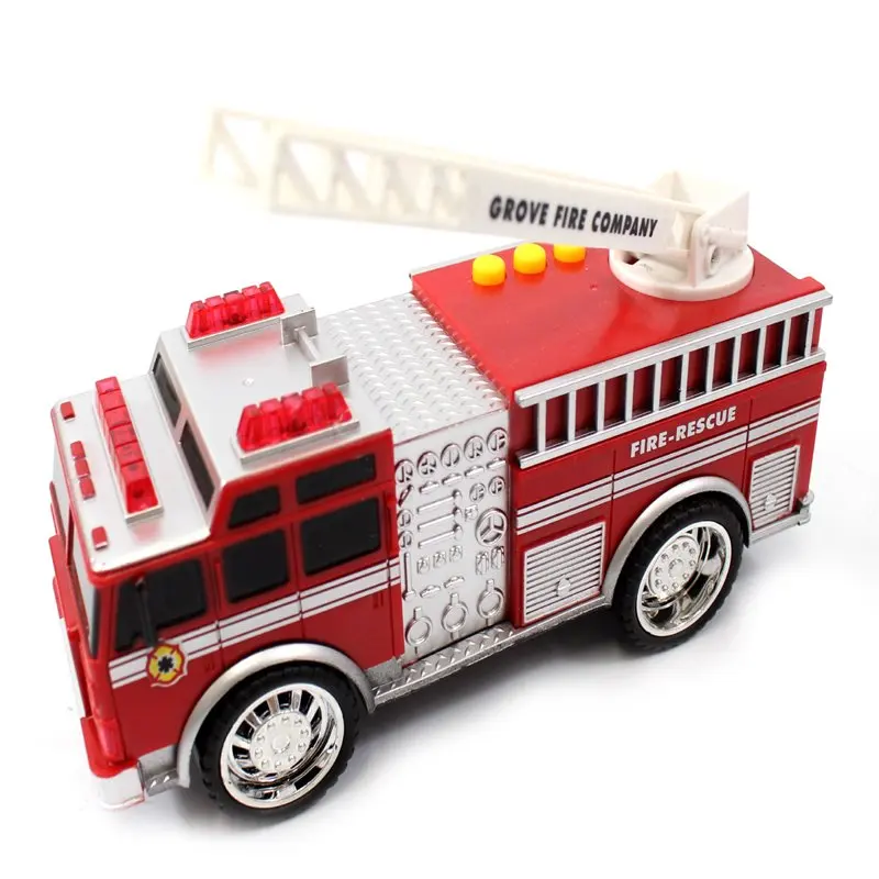 

PlayWorld 3-in-1 Emergency Vehicle Toy PlaySet For Kids, Fire Truck, Police Car & Ambulance - Multicolor