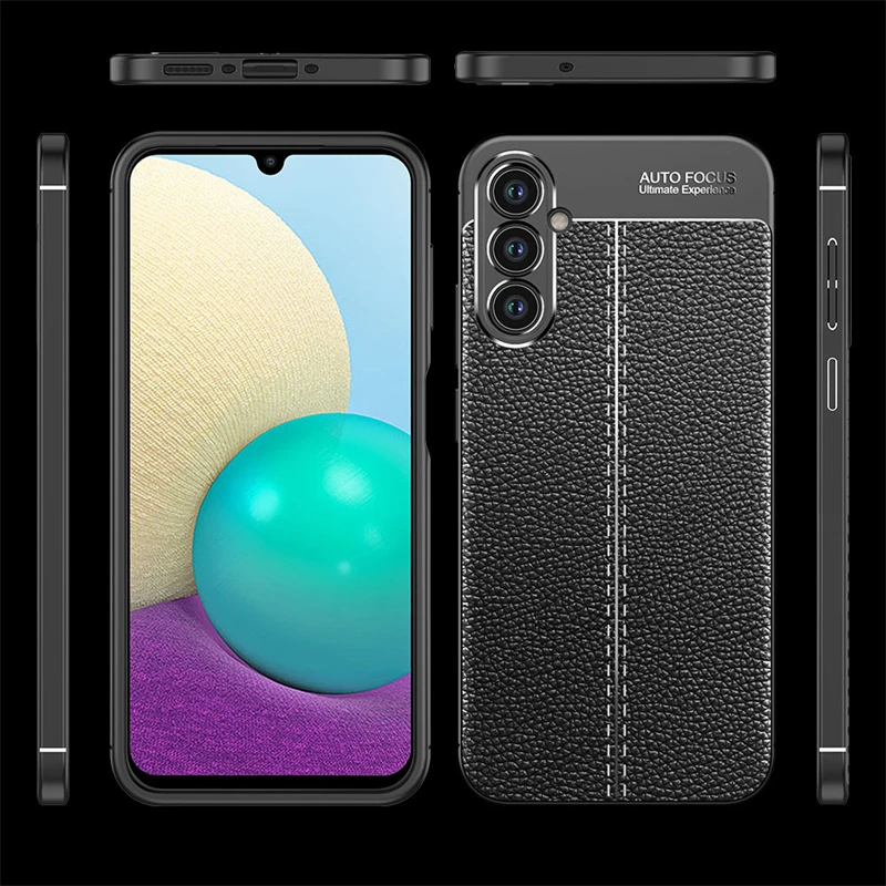 For Cover Samsung Galaxy A34 Case For Samsung A34 Capas Back Shockproof TPU Soft Leather For Fundas Samsung A73 A53 A54 A34 A 34