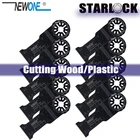 Удлиненные лезвия для пилы NEWONE 1-38 дюйма, HCS, комплект колеблющихся лезвий для резки дерева, гипсокартона, пластика