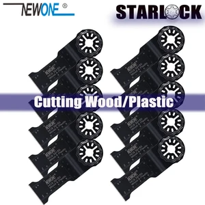 Удлиненные лезвия для пилы NEWONE 1-38 дюйма, HCS, комплект колеблющихся лезвий для резки дерева, гипсокартона, пластика