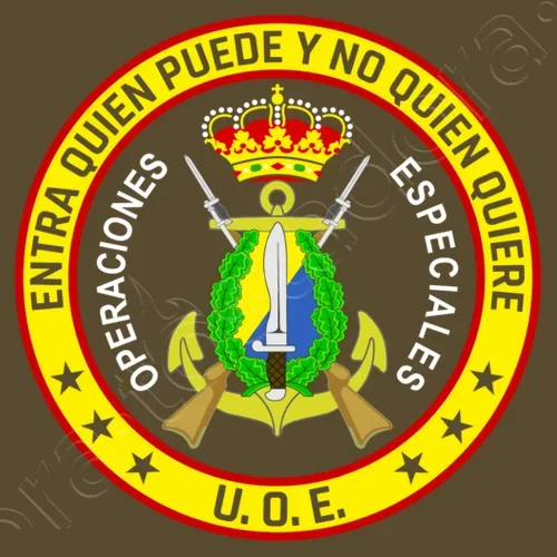 Es Brug Legión Operaciones Especiales Футболка с надписью U.O.E. Летняя хлопковая мужская футболка