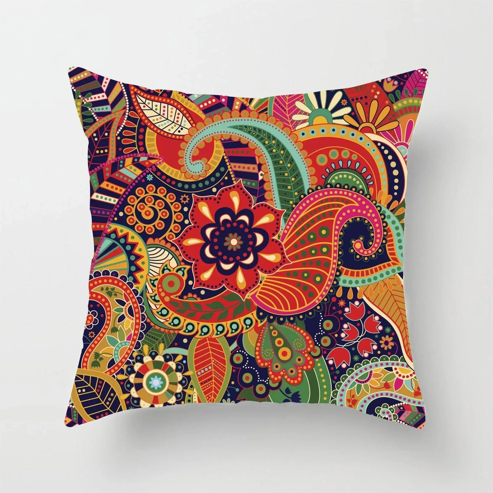 Abstract Colorful Pattern Decorative Pillow Cover Car Sofa Square Cushion